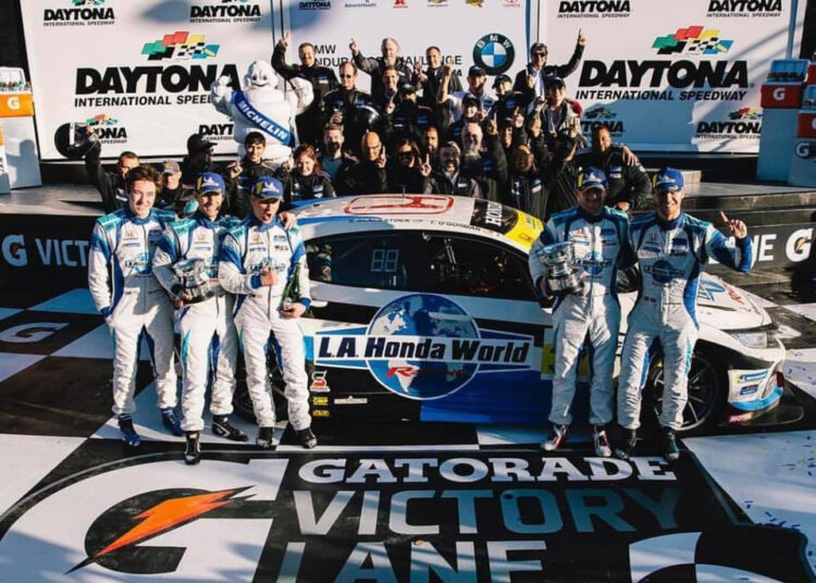 [IMSA Michelín Pilot Challenge] Equipo del chileno Luis Perocarpi hizo el «uno-dos» en Daytona