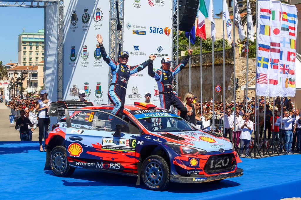 [WRC] Dani Sordo y Hyundai triufaron en el Rally de Cerdeña