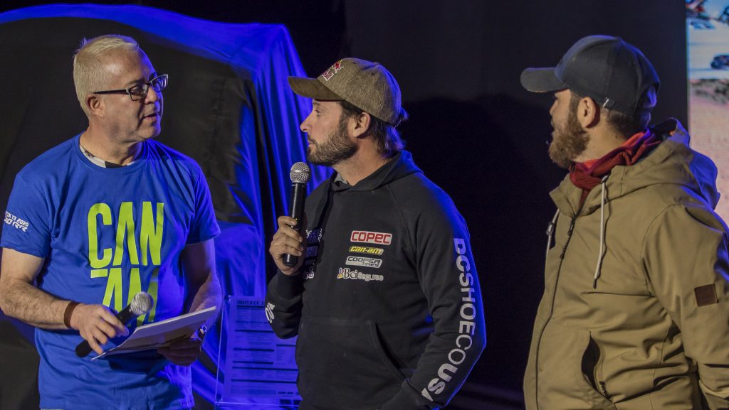 [Rally Cross Country] “Chaleco” López presentó el nuevo Can-Am Maverick X3