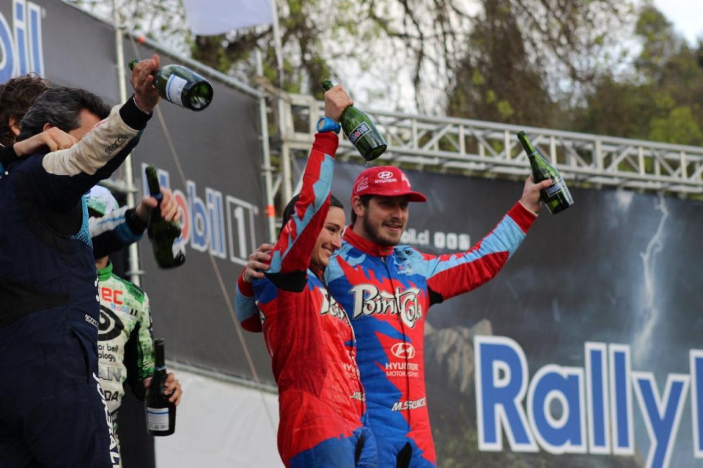 [RallyMobil] Martín Scuncio y Javiera Román subieron por primera vez al podio en la serie R5