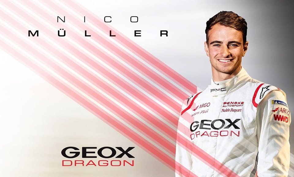 [Fórmula E] Nico Müller completa la alineación de Geox Dragon