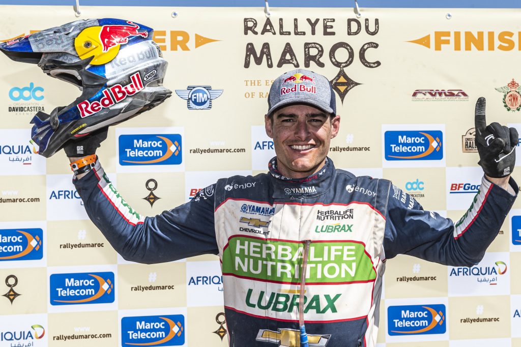 [Chilenos en el exterior] Quintanilla subió al podio; Cornejo finalizó undécimo y Casale triunfó en el Rally de Marruecos
