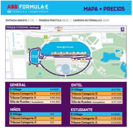[Fórmula E] ¡Ya están a la venta las entradas del Antofagasta Minerals
