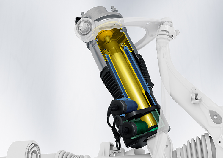 Cómo la suspensión del Porsche Taycan controla sus 2,3 toneladas de