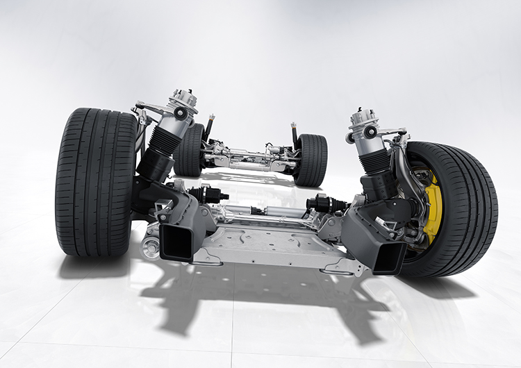 Cómo la suspensión del Porsche Taycan controla sus 2,3 toneladas de peso Racing5