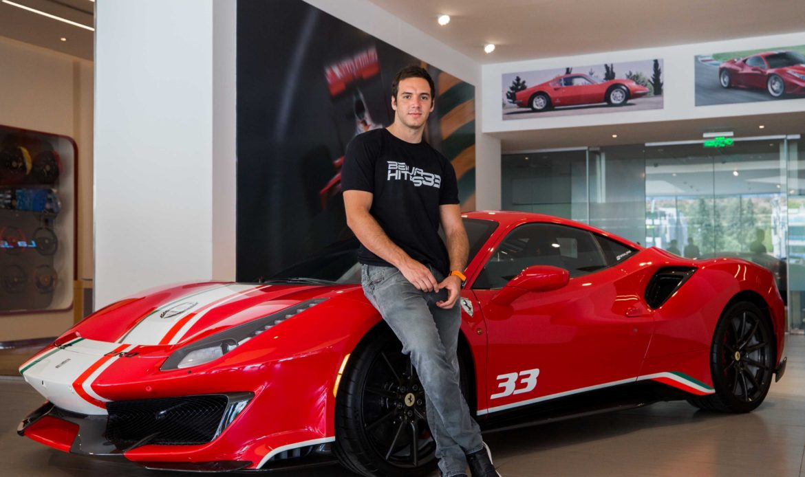 [Chilenos en el exterior] Benjamín Hites correrá en un Ferrari del Team Rinaldi Racing en el GT World Challenge Europe