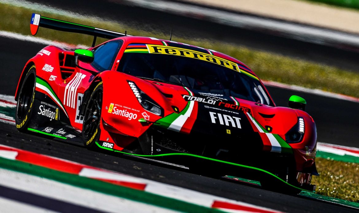 [Chilenos en el exterior] Benjamín Hites afina el Ferrari 488 GT3 Evo para el GT World Challenge Europe