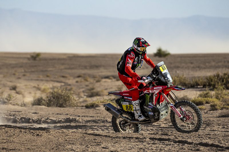 [Rally de Marruecos] Triplete del Monster Energy Honda Team en la primera etapa con presencia de un chileno