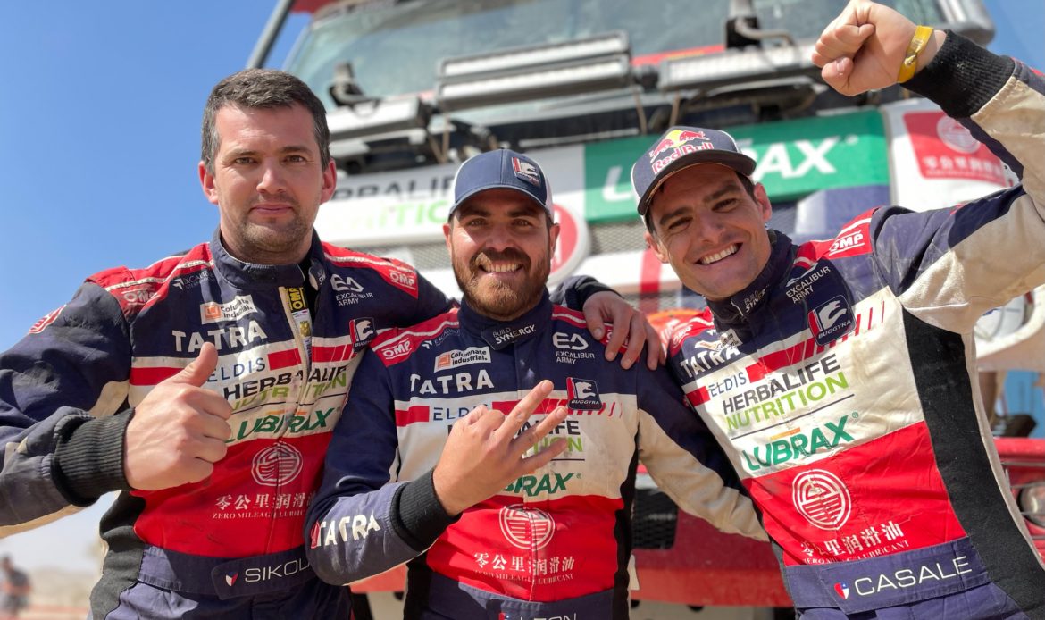 [Dakar 2022] Ignacio Casale y su tripulación finalizaron terceros en la última etapa
