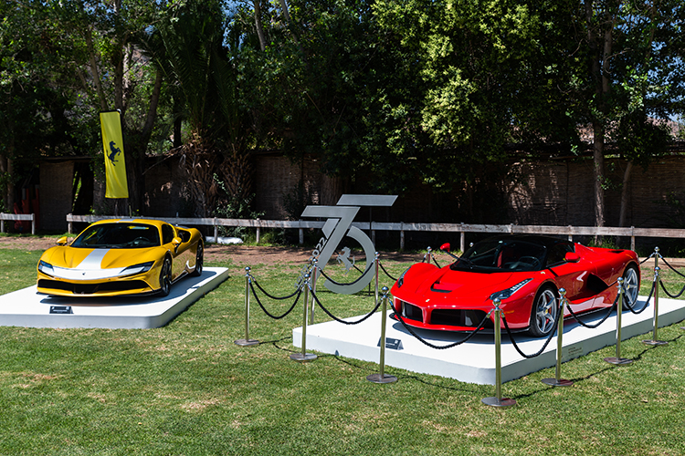 Ferrari Chile celebró los 75 años de la marca con imponente exhibición de modelos